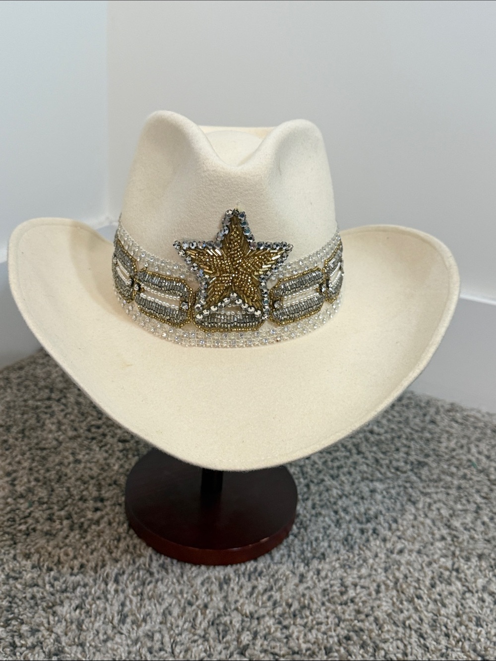 Rine Chapeaux New Orleans embellished cowboy hat